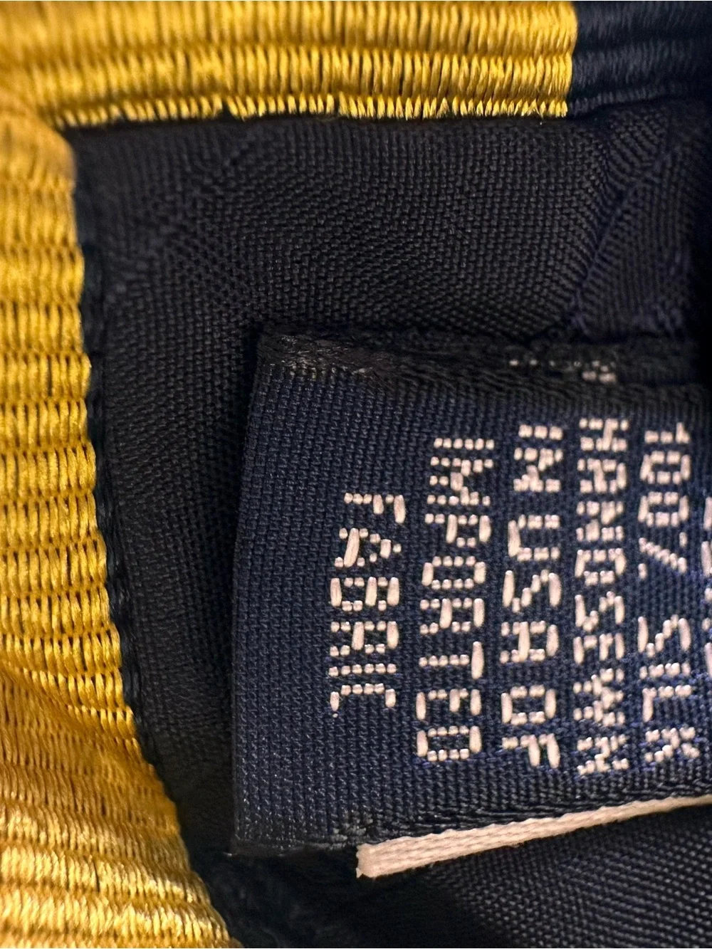 Men's Yellow and Navy Striped Tie - Classic Regimental Style Land’s